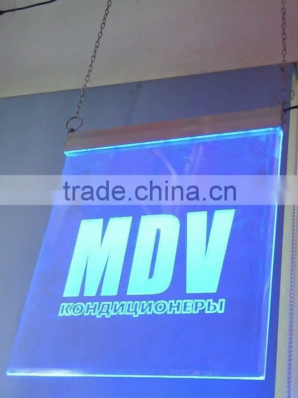 Crystal Acrylic LED Engraved Menu Board