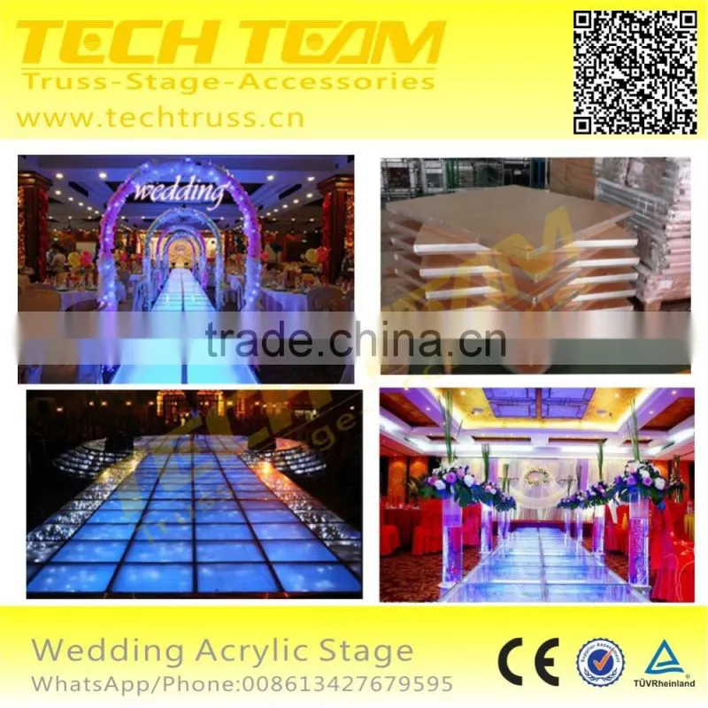 ST3-Stage Aluminum Adjustable catwalk aluminum stage for event