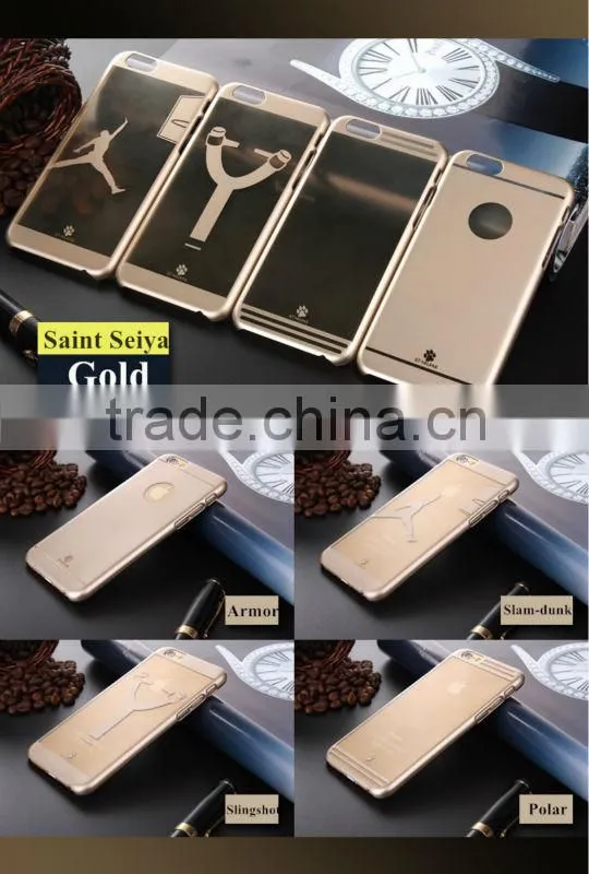 Saint Seiya series,environmental electroplating PC, For iphone 6/plus Style case cover,