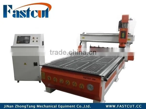 Fastcut-25H cnc milling machine automatic tool changer with vacuum table