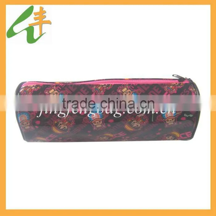 Promotional zippered PVC leather pencil case