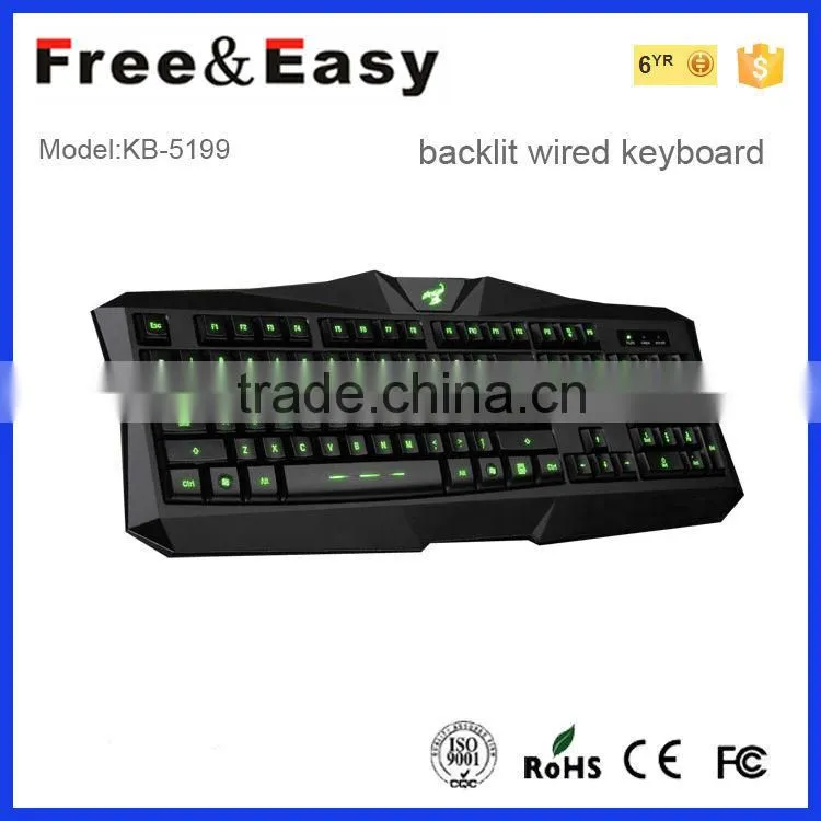 Hot Sale Cheap led Wired Desktops Keyboard For pc with long service life