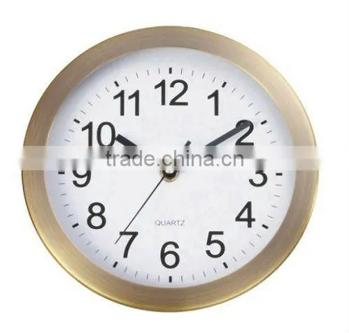 metal round wall clock
