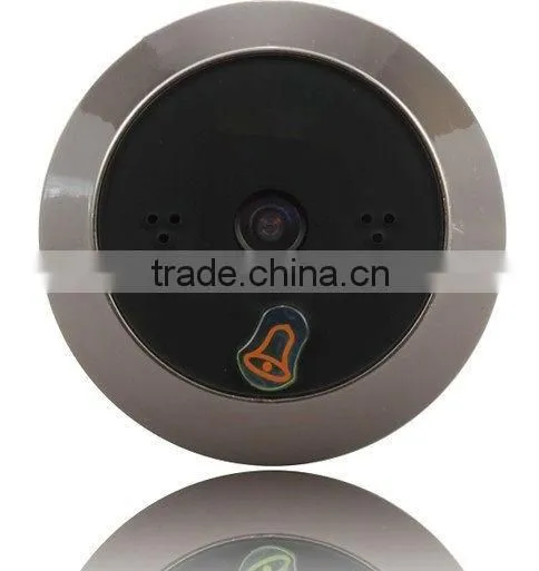 message taking door spy hole viewer with auto photo shooting and video recording