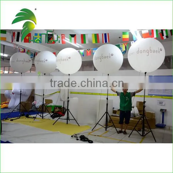 Outdoor Party Inflatable Stand Balloon With led Light / Stand Light Balloon Large / Inflatable Led Ball