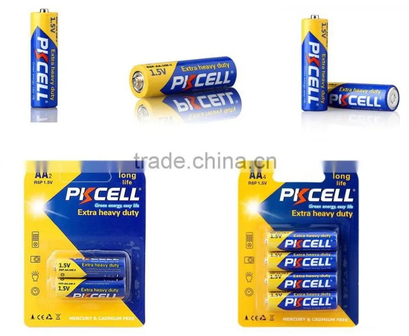 AA r6p heavy duty truck batteries for kids cards