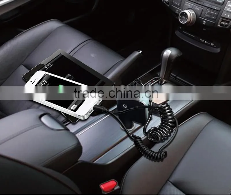 6.8a car charger with usb 12 to 24v dc input car usb charger
