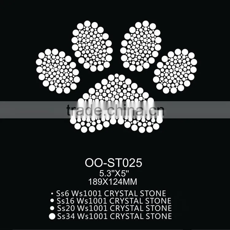 Shinning Clear Cat Paw Print Design Scooter Stickers