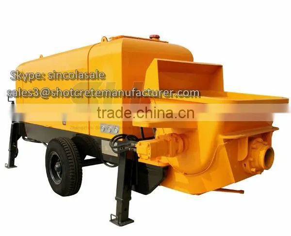 Concrete mixer pump