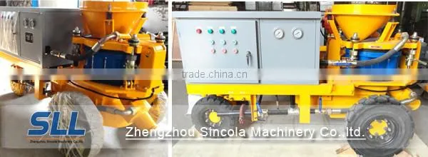 Dry &Wet Mix Concrete Spraying Shotcrete Machine