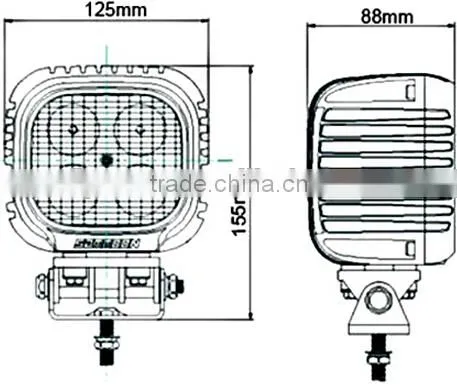 40W ATV off road led work light,40W LED tractor working lights,40W led work light, off road led driving lights, led work lamp