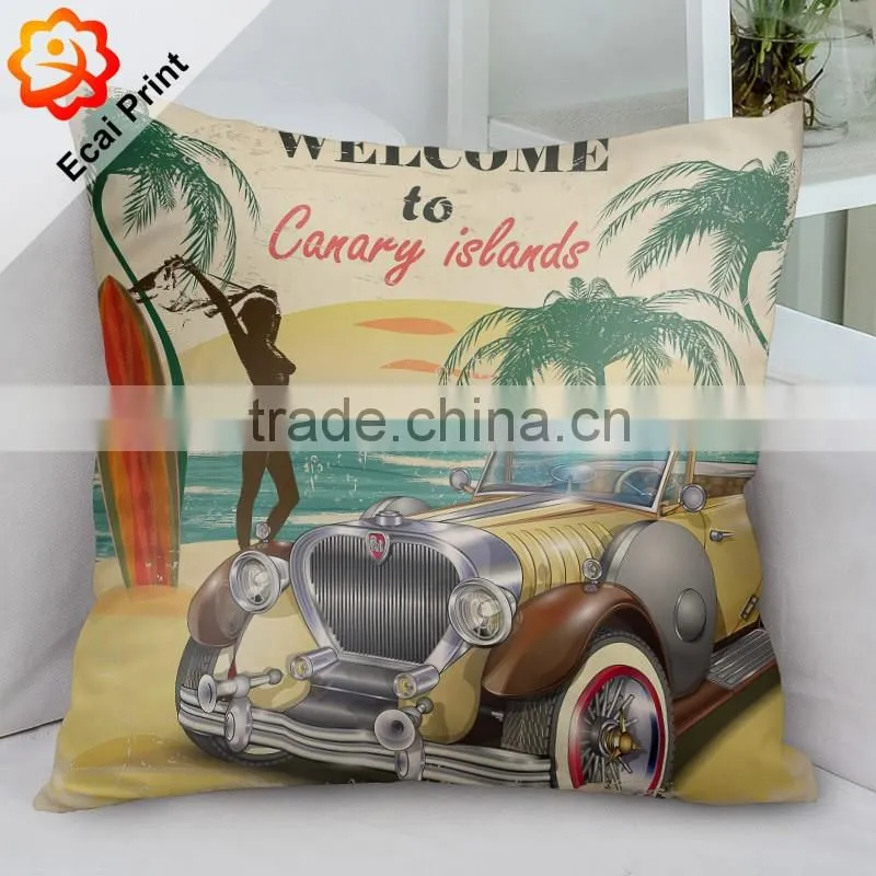 2016 factory price colors faleless custom made Cushion Cover with designs