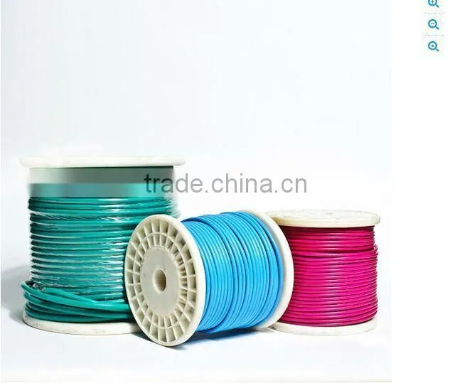 Alluminum core PVC insulated housing electrical wire/single core electrical wire