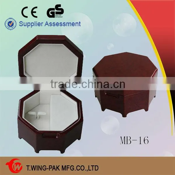 Color brilliancy lacqure octagon regina music box for sale