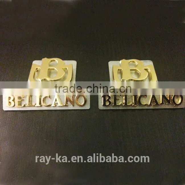 custom metal logo for handbags