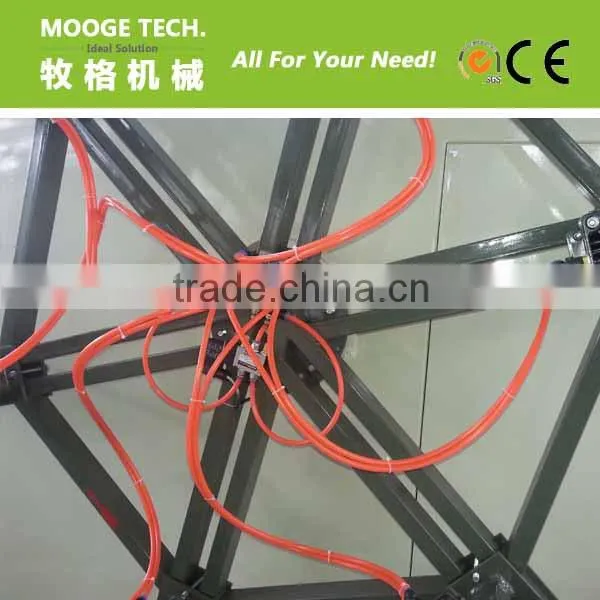 Plastic pipe winding machine