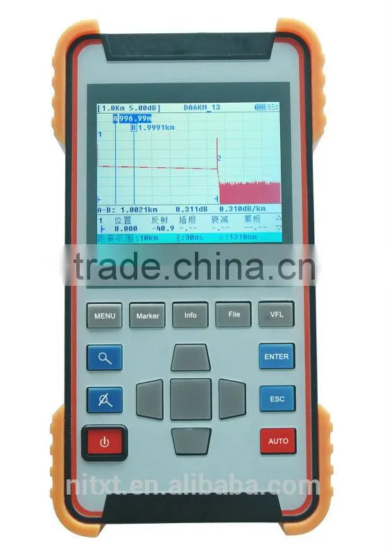 2016 New Fiber Optic OTDR SM OTDR / MM OTDR / PON OTDR / SM&MM OTDR With VFL OPM OLS