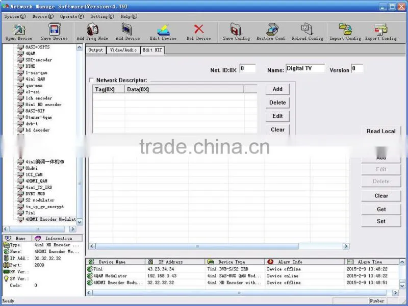 SC-4204 4 HD 1080P H264 Encoder to DVB-C RF Modulator / h264 rf modulator