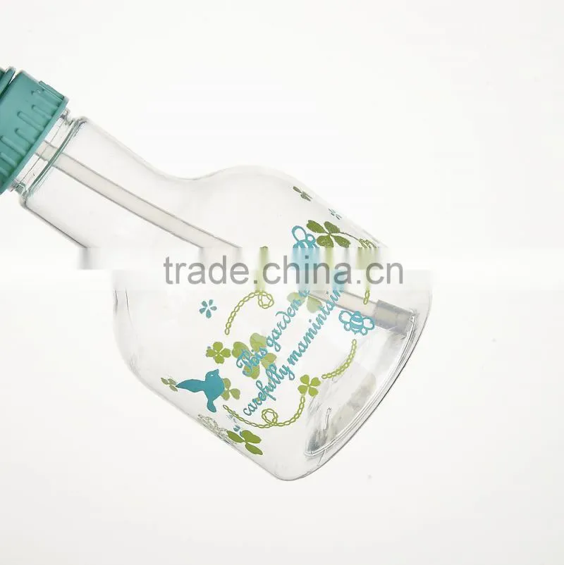 250ml Empty Waist Shaped Plastic Water Pump Bottle liquid Refillable Bottles Container cosmetic use