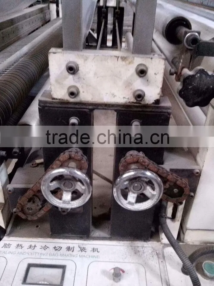 DT-X two layer HOT SEALING cold cutting bag making machine
