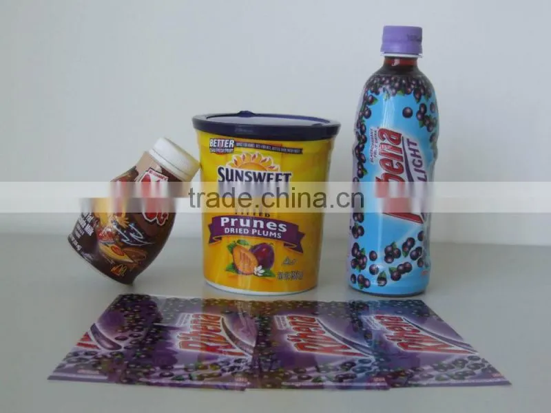 Factory price PVC sleeve shrink label