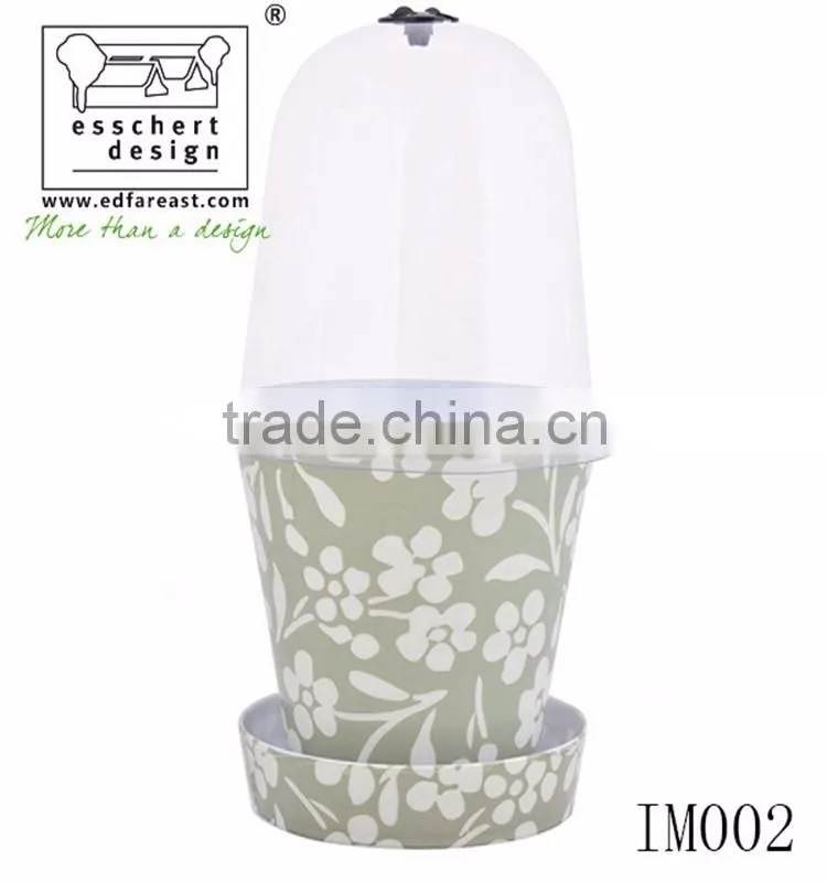 2016 Wholesale Unique Round shape Plastic Flowerpot