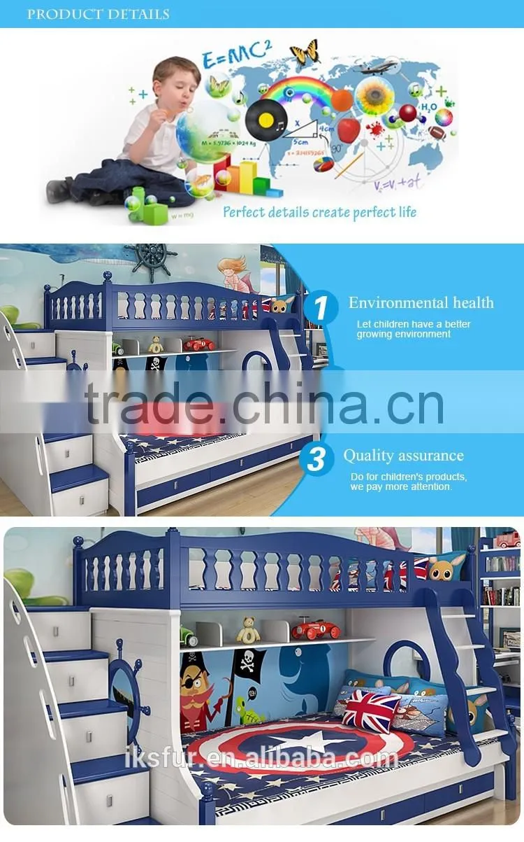 popular pull dow children bunk bed with queen size