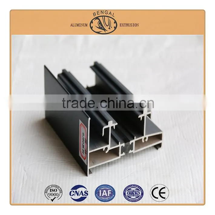 Two Tracks Aluminum Heat Insulation Sliding Window Profiles