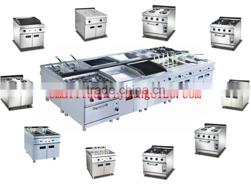 Free Standing 4-Burner Gas Cooker Range With Gas Oven Inside
