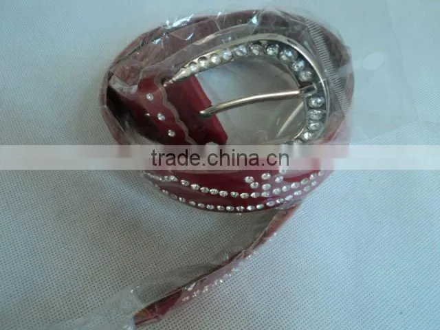 Genuine leather belt women