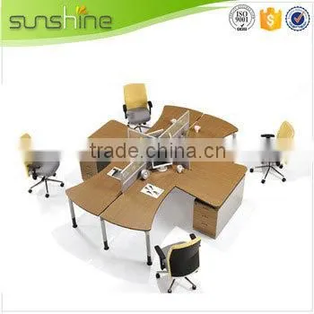New product Environmental s-shape office workstation