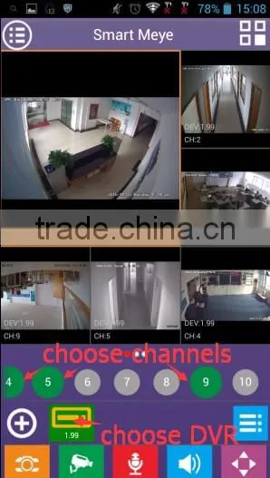 ahd nvr dvr 3in1 h.264 8ch 1080P ahd dvr for cctv security system