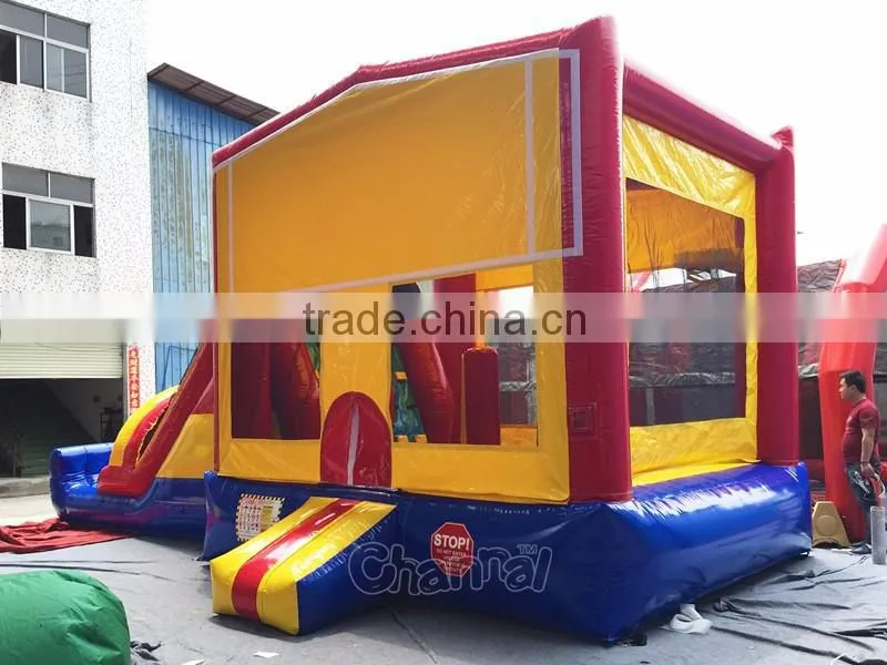 2016 new inflatable themed modular bouncer combo/inflatable dry combo for toddlers