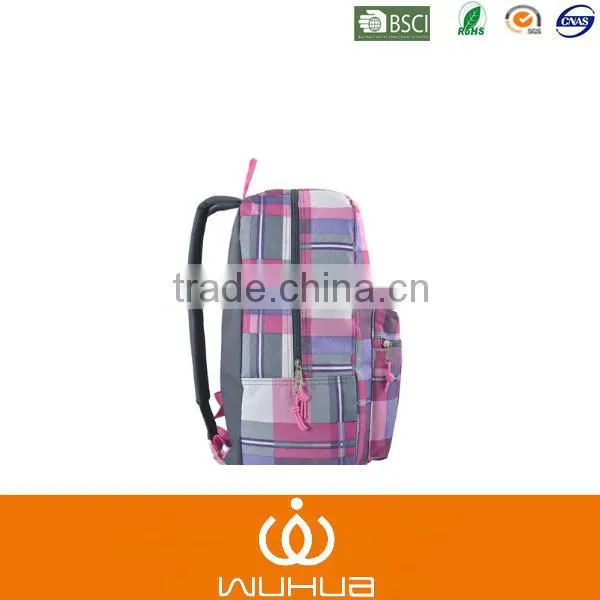 purple color high quality cheap designer kids school bag