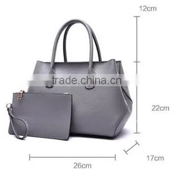 China wholesale PU handbags lady tote bags set women bags set
