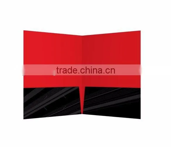 Single pocket folder printing