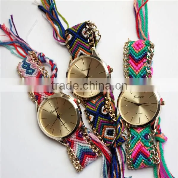 Winter hot-selling design high quality fashion woolen knit watch