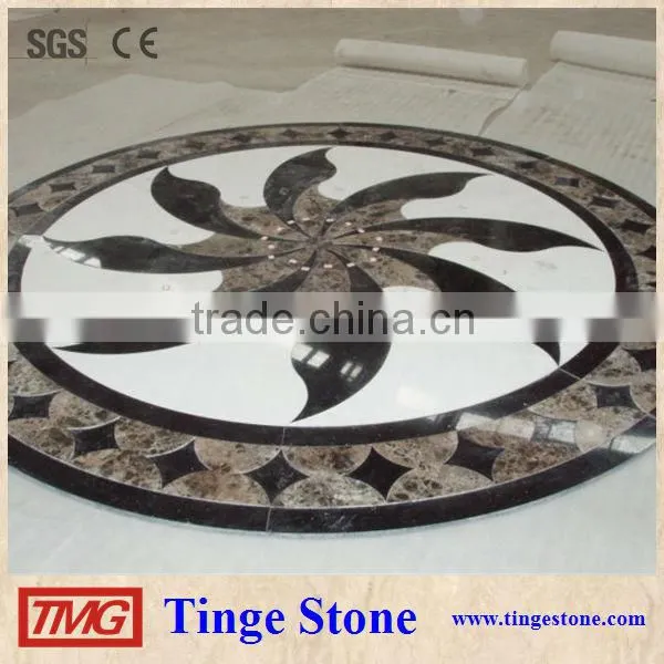 Quality Water Jet Marble Medallion for Lobby