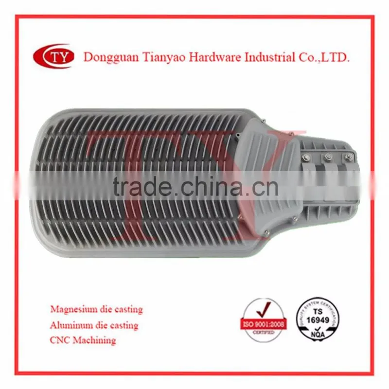 aluminum die casting k800i led street light housing