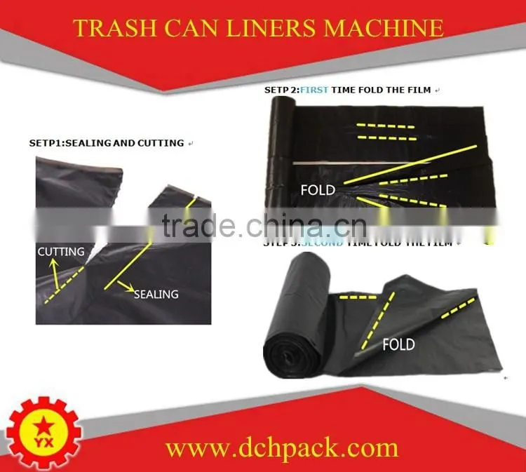 Costomized Sturdy Plastic Roll Dustbin Bag Machine
