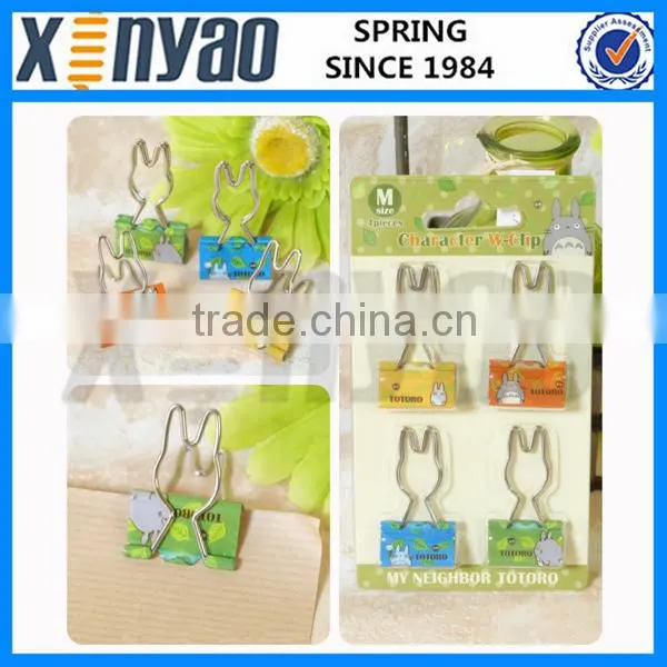 Hight quality Promotional gifts customer dessign printing silver big binder clips
