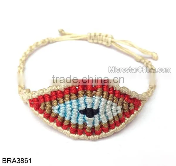 Good Luck Special Braided Turkish Eye Bracelet Macrame Bracelet