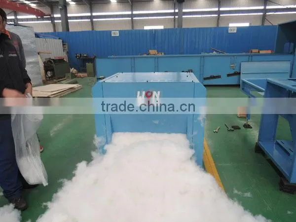 0.7D-3D micro polyester fiber opening machine in manufacturer of qingdao