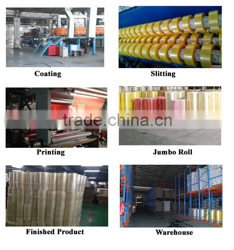 Pressure-sensitive acrylic adhesive BOPP packing tape 50mm x 66m exported to European market