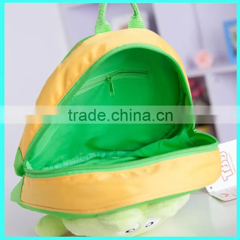 China supplier wholesale school bags online velvet toy character bag