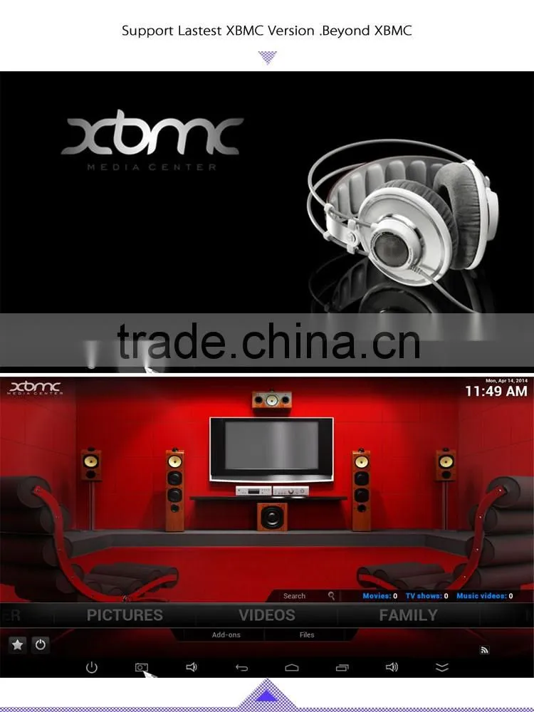 Cloudnegto RK3288 led tv stand tv table vb-t2 free iptv box 2gb ram 16 gb rom wtih XBMC set top box