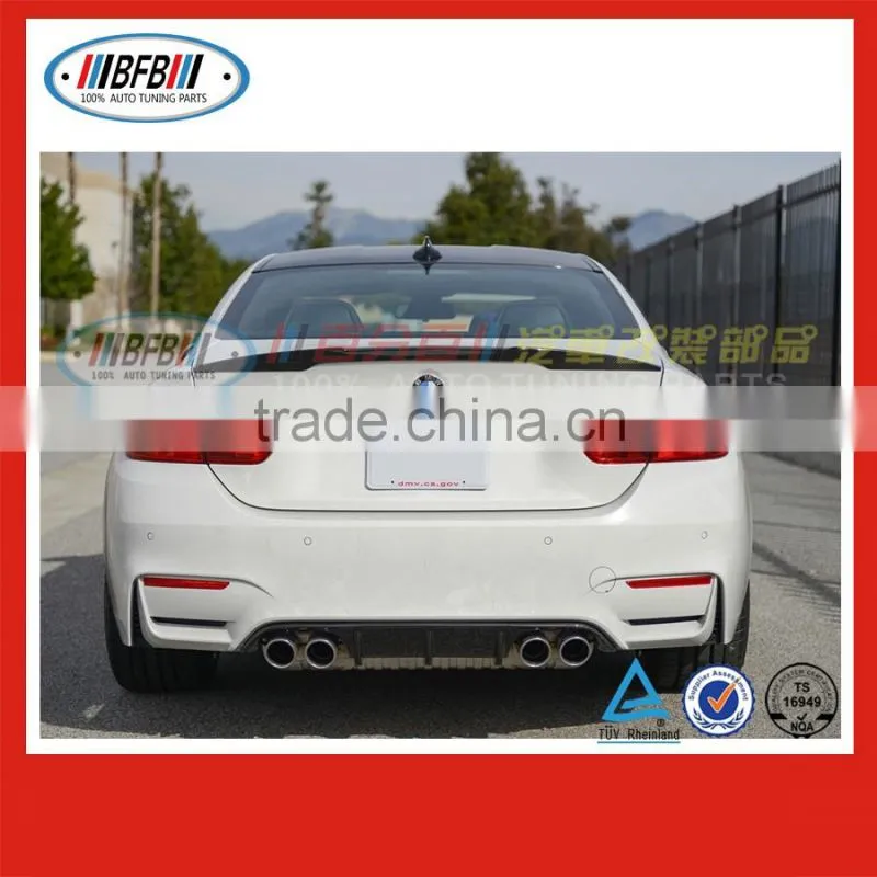China manufacturer LCI 3 series carbon rear lip spoiler For Bmw F82 M4 2014 2015 2016