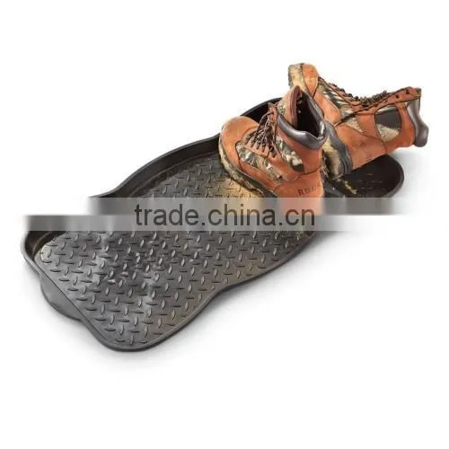 Shoe Tray Home Door Plastic Washable Utility Tray Plants Pet Food Shoe Welly Tidy Wellies 552029
