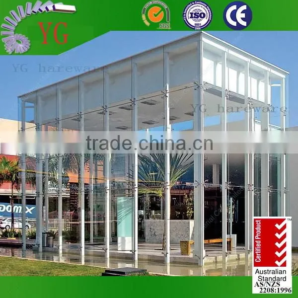 Steel Glass Partition For Restaurant