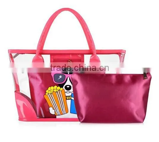 2014 Cartoon color nylon handbag